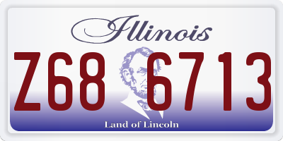 IL license plate Z686713