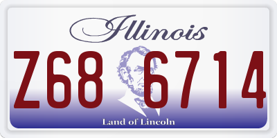 IL license plate Z686714