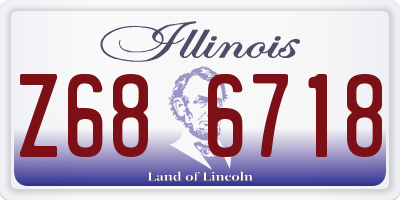 IL license plate Z686718