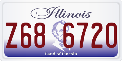 IL license plate Z686720