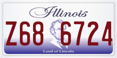 IL license plate Z686724