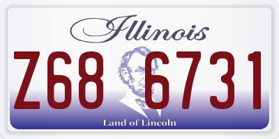 IL license plate Z686731