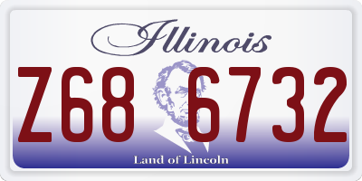 IL license plate Z686732