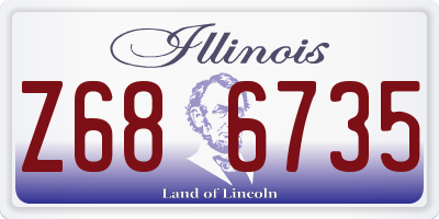 IL license plate Z686735