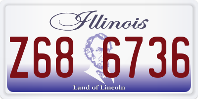 IL license plate Z686736