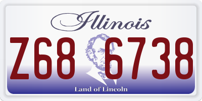 IL license plate Z686738