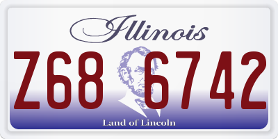 IL license plate Z686742