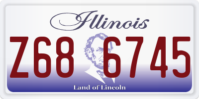 IL license plate Z686745
