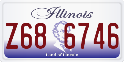 IL license plate Z686746