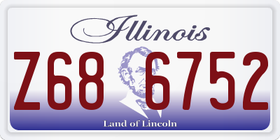 IL license plate Z686752