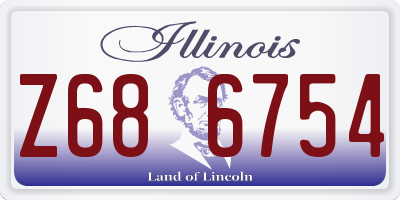 IL license plate Z686754