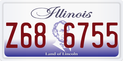 IL license plate Z686755