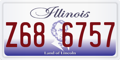 IL license plate Z686757