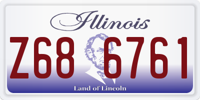 IL license plate Z686761