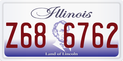 IL license plate Z686762