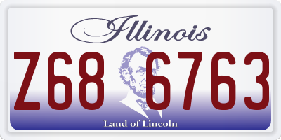 IL license plate Z686763