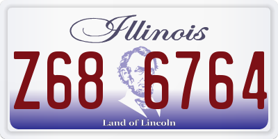 IL license plate Z686764