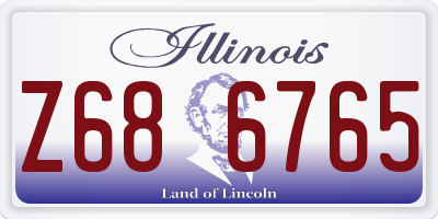 IL license plate Z686765