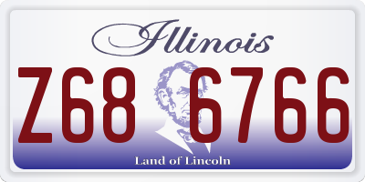 IL license plate Z686766