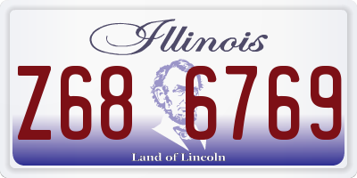 IL license plate Z686769