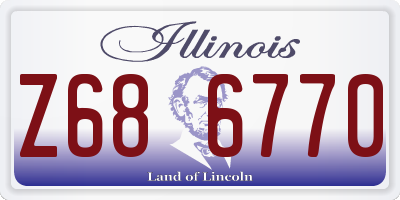 IL license plate Z686770