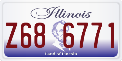 IL license plate Z686771