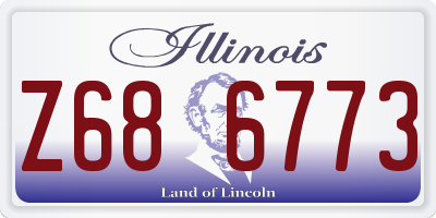 IL license plate Z686773