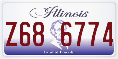 IL license plate Z686774