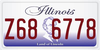 IL license plate Z686778