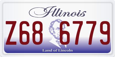 IL license plate Z686779