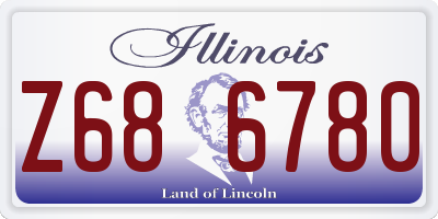 IL license plate Z686780