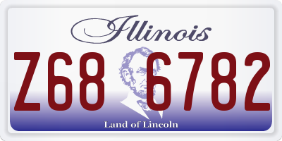 IL license plate Z686782