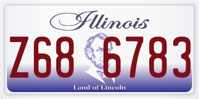 IL license plate Z686783