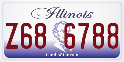 IL license plate Z686788