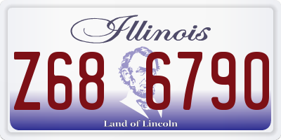 IL license plate Z686790