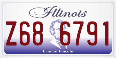 IL license plate Z686791