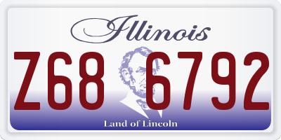 IL license plate Z686792