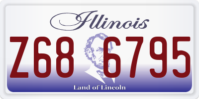 IL license plate Z686795