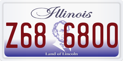 IL license plate Z686800