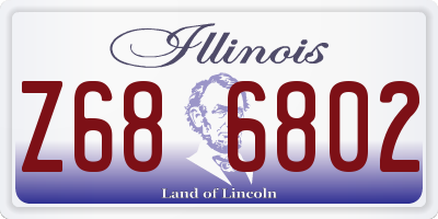 IL license plate Z686802