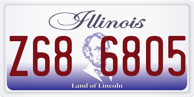 IL license plate Z686805