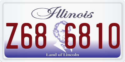 IL license plate Z686810