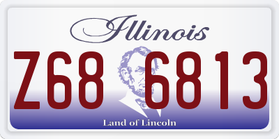 IL license plate Z686813