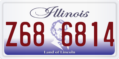 IL license plate Z686814