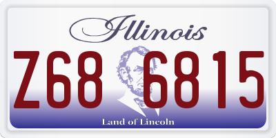 IL license plate Z686815