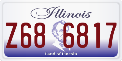 IL license plate Z686817