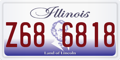 IL license plate Z686818