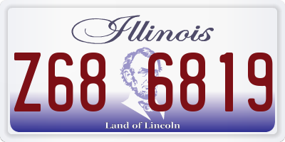IL license plate Z686819
