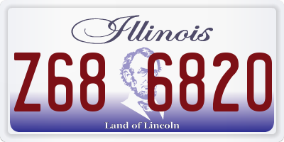 IL license plate Z686820