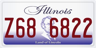IL license plate Z686822